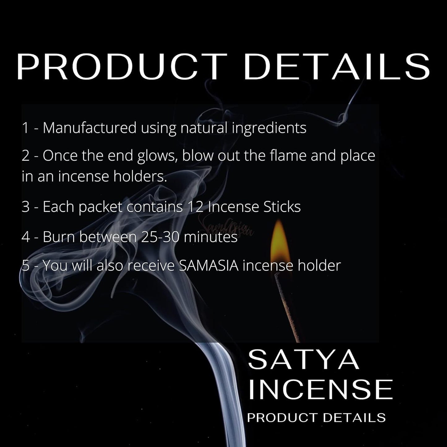 12 X Satya Incense Sticks Nag Champa 15G Genuine Assorted Mixed Random Scents