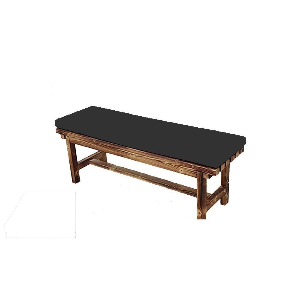 2 Seater Garden Bench Cushion 108x45x6cm – Water-Resistant Polyester Seat Pad, Removable Zip Cover for Outdoor & Indoor Bench