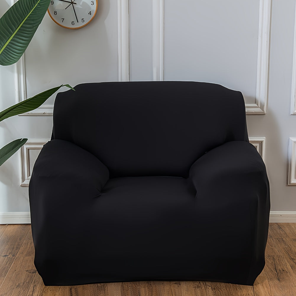 Sofa Cover Fashion Printed High Stretch Elastic Fabric L Shape Sofa Slipcover Couch Cover 1 2 3 4 Seater Polyester Spandex Furniture Protector Cover Include Pillowcase for Living Room Pets Dogs