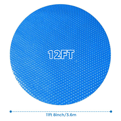 Solar Pool Cover for Swimming Pools | Thermal Blanket | Thermal Towel for Steel Pools - Round, Blue