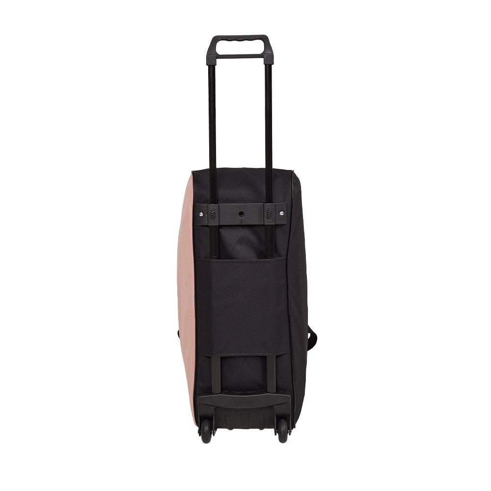 Large Capacity Rolling Travel Bag with Wheels, Lightweight Foldable Luggage Duffel for Weekend Getaways, Business Trips, and Airport Travel, Spacious Carry - on Tote for Packing Essentials