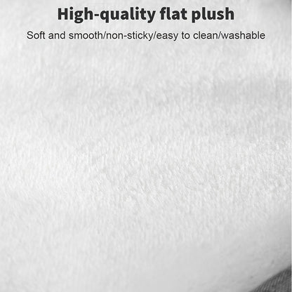 3-in-1 Cat House Cave & Foldable Cat Bed with Scratching Board – Washable Enclosed Pet Nest, Fluffy Interior, All-Season, Grey, 41x41x64cm