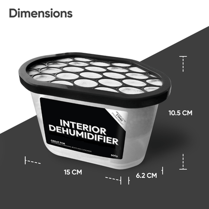 5/10/20pc Interior Dehumidifiers, Moisture Traps to Prevent Damp, Mould, Condensation, 500ml Dehumidifier for Home Office Caravan Cupboards Small Spaces Long Lasting Hydrophilic Crystals Pack of 5/10/20