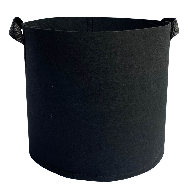 Heavy Duty Grow Bags 5 & 10 Pack – Thickened Nonwoven Fabric Plant Pots with Aeration Holes, Handles & Green Border | Collapsible Vegetable Planter Bags for Tomatoes, Herbs & Flowers | 11.36L 18.93L 26.5L
