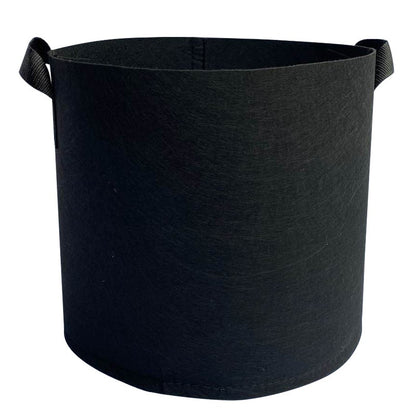 5Pack/10Pack Heavy Duty Grow Bags - Thickened Nonwoven Fabric Raised Garden Plant Pots with Aeration Holes And Sturdy Green Border, Collapsible/Outdoor Self-Watering Bags for Vegetables, Herbs, Flowers, 11.36/18.93/26.5L