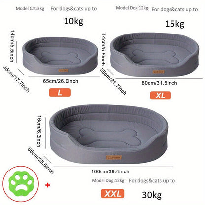 [Machine Washable Pet Bed] Pet Bed, Machine Washable Mattress for Dogs And Cats, Cozy & Soothing Support Cushion