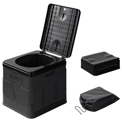 20L Portable Folding Toilet for Camping, Hiking, Fishing, And Home Use