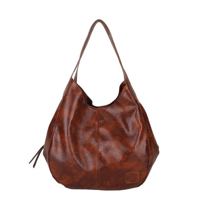 Women Designer PU Shoulder Bag Large Capacity Ladies Handbag Hobo Tote
