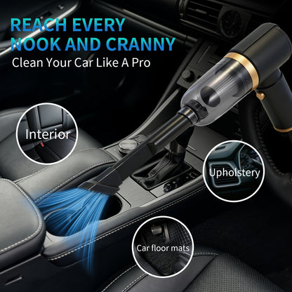 Vacuum Cleaner Powerful Suction for Pet Hair Hardwood Floor Carpet, USB Rechargeable Portable Handheld Vacuum for Home Car Office, Small Dust Cup, Ideal Gift for Anniversary Birthday