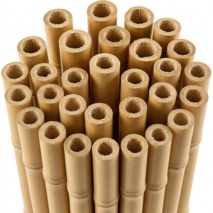 Bamboo Canes 4ft – Heavy Duty Plant Support Sticks for Garden, Thick Natural Bamboo Stakes for Flowers, Vegetables & Climbing Plants, Durable Garden Poles for Upright Plant Growth, Strong Bamboo Rods for Outdoor Gardening, Easy-to-Use 4 Foot Plant Support
