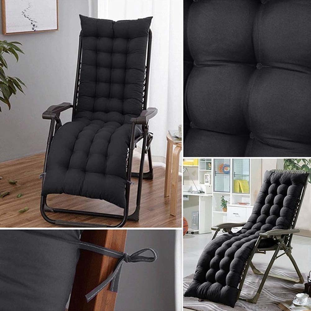 1pc Patio Chair Cushion Modern Sofa Chaise Lounge Cushion Seating Garden Bench Rattan Chair Cushion Swing Cushion 170*48*8cm Only Cushion