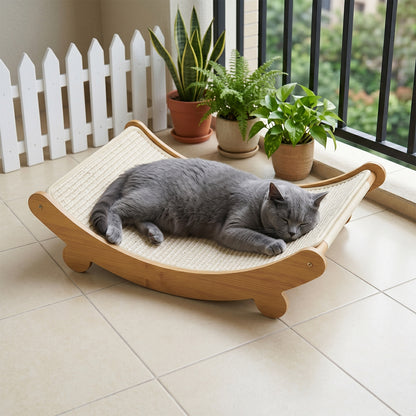 Sisal Hemp Ventilated Cat Scratch Board, U-shaped All Season Universal Leisure Chair, Wear-resistant, Stable and Easy To Clean, No Debris Falling Off Leisure Chair, Cat Claw Board