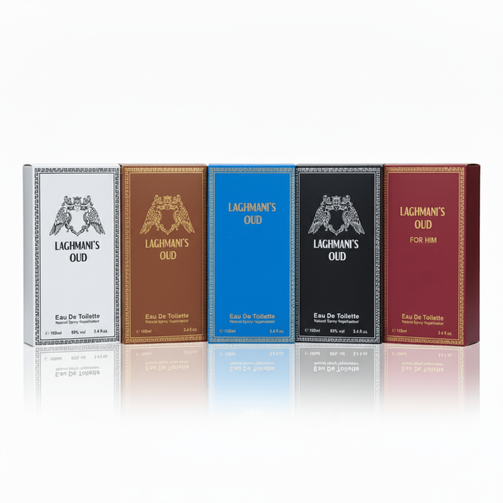 Gentleman Exclusive Edition, Oud Perfumes For Men Giftset 5x100ml EDT | Blue, Black, White, Brown, Red Men's OUD Fresh Woody Cologne Enhances Mature Charm | Rich Deep, Masculine Long Lasting Perfume For Men with Oud, Woody Scent | Arabian Inspired Aromati