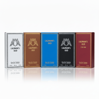 Gentleman Exclusive Edition, Oud Perfumes For Men Giftset 5x100ml EDT | Blue, Black, White, Brown, Red Men's OUD Fresh Woody Cologne Enhances Mature Charm | Rich Deep, Masculine Long Lasting Perfume For Men with Oud, Woody Scent | Arabian Inspired Aromati