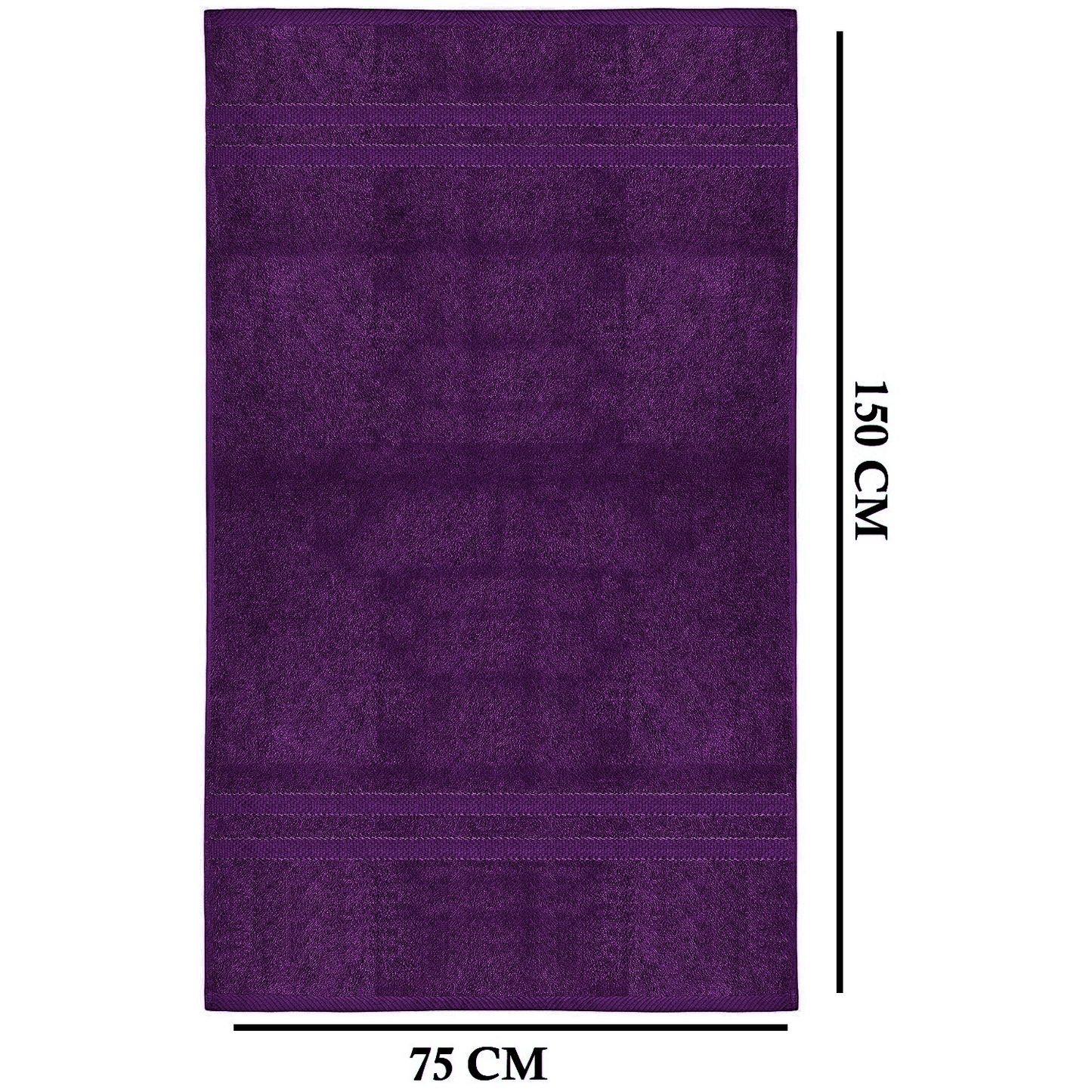 4 X Large Jumbo Bath Towels 100% Egyptian Cotton -75 x 150 cm- Soft Quick Dry Hotel Spa Big Bathroom Towels Set