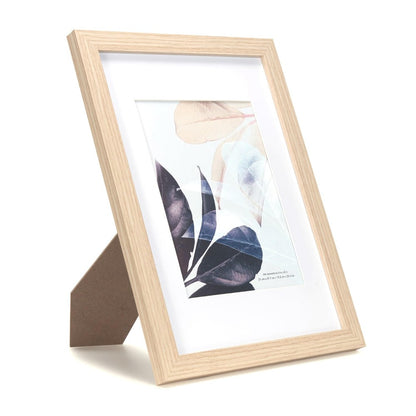 Set of 3 Wooden A3 Picture Frames with Mount, Freestanding & Wall Mountable, Ideal for Posters, Certificates, Photos
