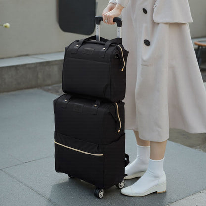 2pcs Luggage Set with Spinner Wheels, Suitcase Set, Multifunctional Travel Duffel Bag Combo Perfect for Weekend Getaways, Business Trips, and Vacation Travel Essentials Organization