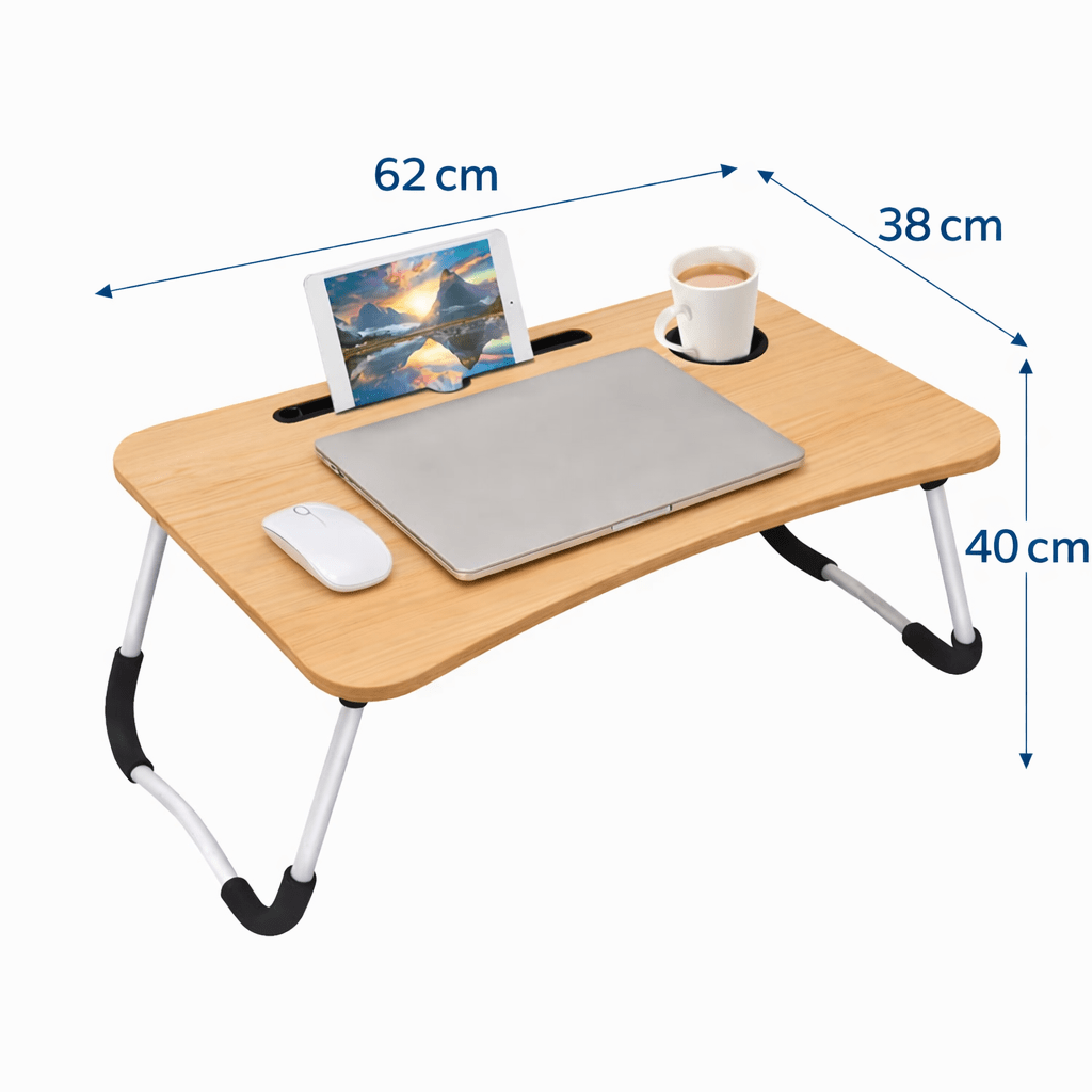 Portable Table Folding Laptop Computer Bed Tray Breakfast Reading Lap Desk Stand