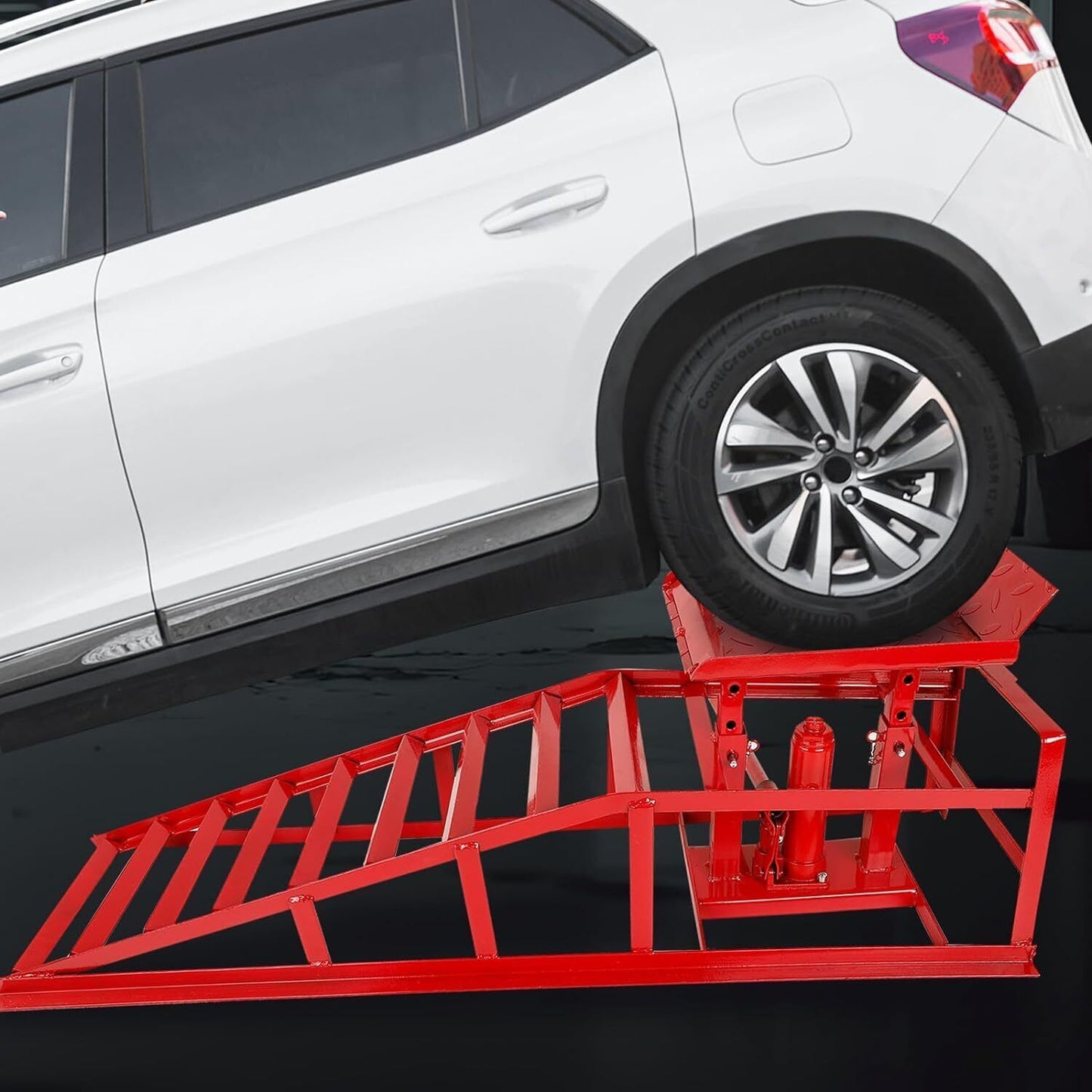 4Ton 2pcs Car Ramps Heavy Duty Garage Vehicle Ramps Ramp