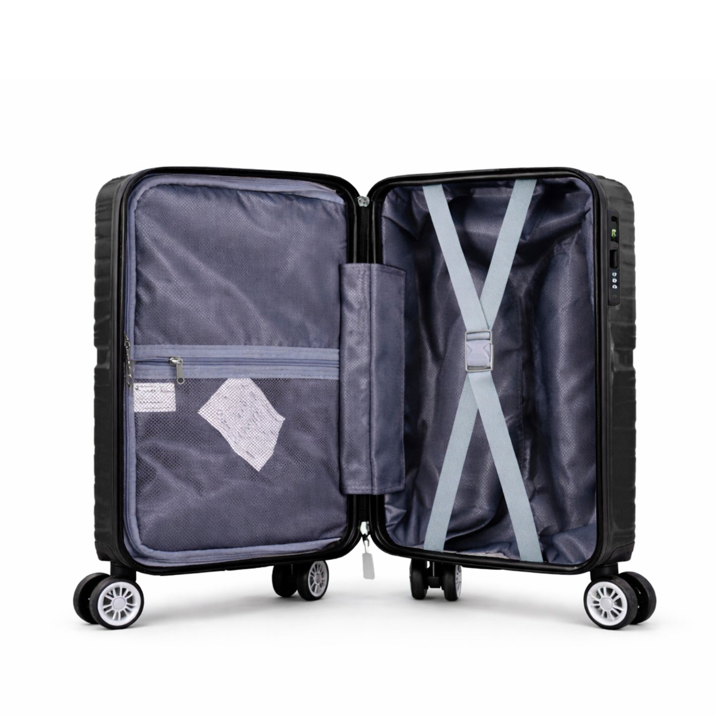 1611 RYANAIR UNDERSEAT CABIN TROLLEY CASE 40 X 25 X 20 CM DETACHABLE WHEELS