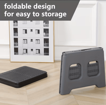 Portable Folding Emergency Toilet with Lid - Ideal for Camping, Hiking & Car Travel | Durable Material, Portable Toilet for Camping