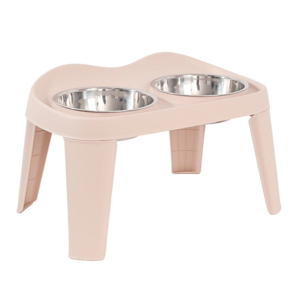 Dog Bowls with Stand, Adjustable Raised Dog Bowl for Large Dogs, Dog Feeding Station with 2 Stainless Steel Dog Bowls, Non-Slip elevated dog bowls