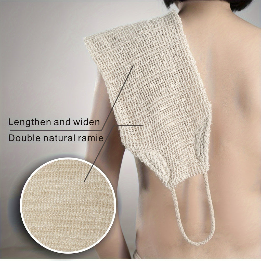 Dual-Sided Back Scrubber with Handles – One or Two Pack