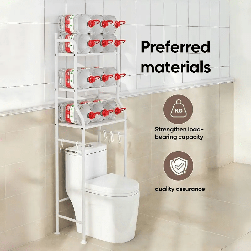 3 Tier Over Toilet Storage Rack Bathroom Laundry Washing Machine Shelf Organizer