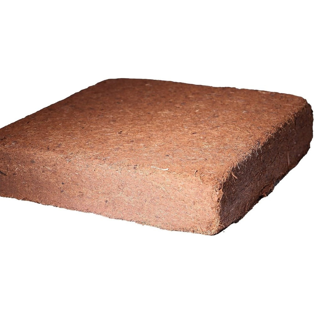 Coconut Coir Coco Block 5kg Expands to 70L – Compressed Coconut Fibre Compost for Plants, Reptiles & Growing Media, pH Stable, High Moisture Retention