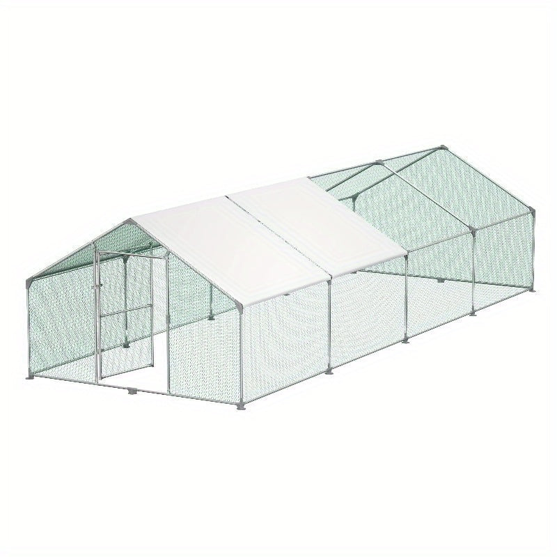 Outdoor Chicken Shed, Small Animal Cage, Outdoor Fence, Locked Chicken Coop, Covered Poultry Cage (3X2M/3X4M/3X6M/3X8M)