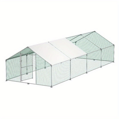 Outdoor Chicken Shed, Small Animal Cage, Outdoor Fence, Locked Chicken Coop, Covered Poultry Cage (3X2M/3X4M/3X6M/3X8M)