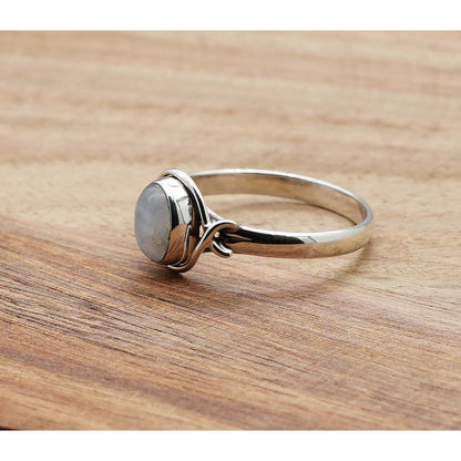 925 Sterling Silver Natural Gemstone Designer Ring~ Natural Gemstone Ring ~ Amethyst, Labradorite, Rainbow Moonstone, Carnelian, Malachite, Gift For Birthday