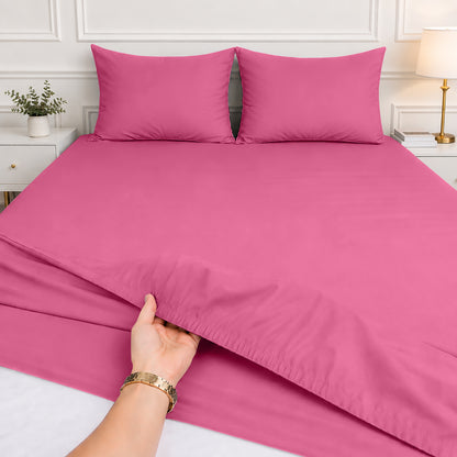 1pc 40CM Extra Deep Fitted Sheet – Soft Comfortable Microfiber Bed Sheet, Durable & Breathable Fabric, All Around Elastic, Wrinkle Resistant, Machine Washable Sheet for Home Bedroom