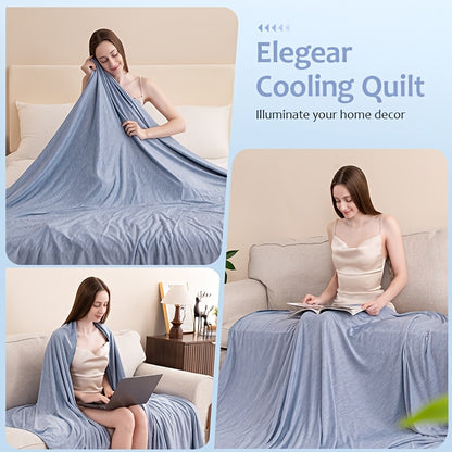 Arc-Chill 3.0 Cooling Blanket for RV Travel, Ultra Soft Lightweight Summer Cooling Throw, Breathable Cold Touch Fabric for Hot Sleepers, Night Sweats, Bed, Couch, All Season, Machine Washable