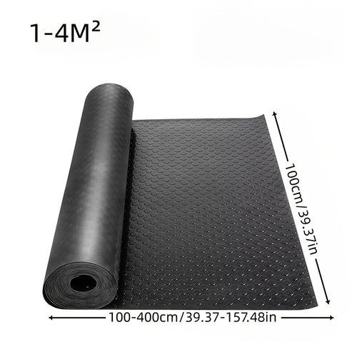 1-4 Square Meters Coin-style Multi-functional Rubber Floor Mat 3mm Thick Rubber Mat Washable Anti-slip Mat Car Rubber Floor Mat Roll Durable And Easy To Clean Suitable For Kitchens, Bathrooms, Swimming Pools, Bathrooms, Garages, Etc.