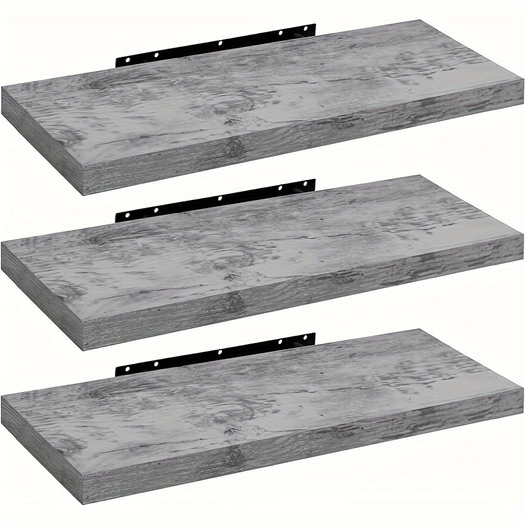 3pcs Wall Shelf Wall Shelf Book Shelf Shelves for Decoration Wall Shelves Made of MDF Wood