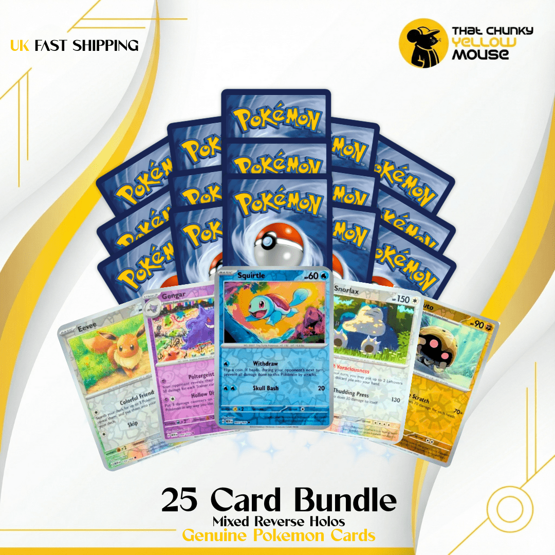 GENUINE Pokemon Cards - TCYM 25 Reverse Holos Mystery Pack