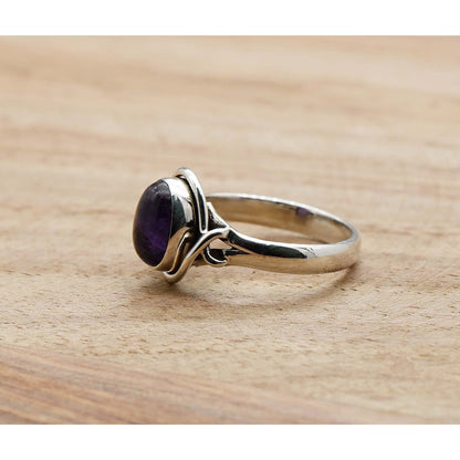 925 Sterling Silver Natural Gemstone Designer Ring~ Natural Gemstone Ring ~ Amethyst, Labradorite, Rainbow Moonstone, Carnelian, Malachite, Gift For Birthday