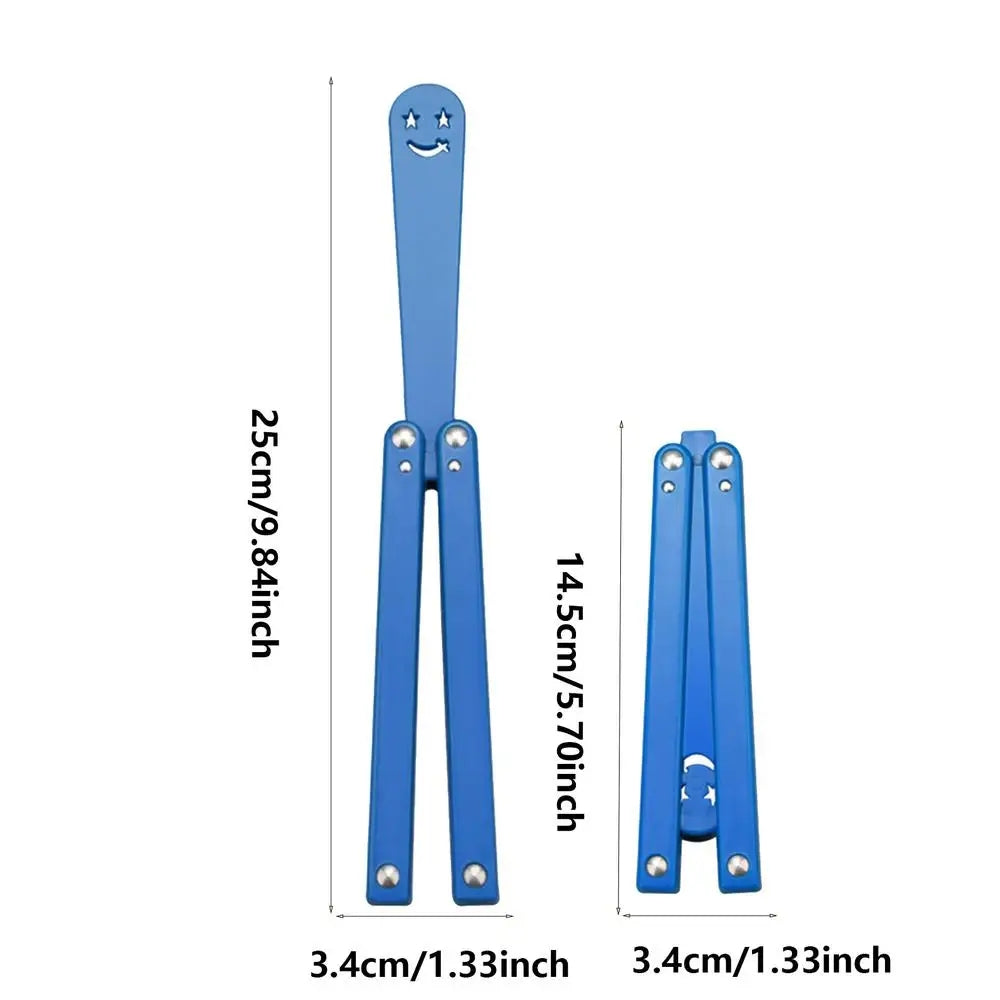 Flippers Bushings System Portable And Safe Sensory Fidget Stress Toys 3D Printed Toys with Integral Channel Handle for Training
