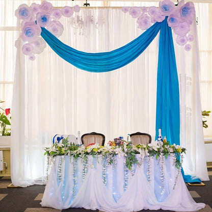 3x3m Gold Wedding Backdrop Stand – Adjustable Metal Pipe Background Frame for Weddings, Parties & Photo Booths | Free UK Delivery