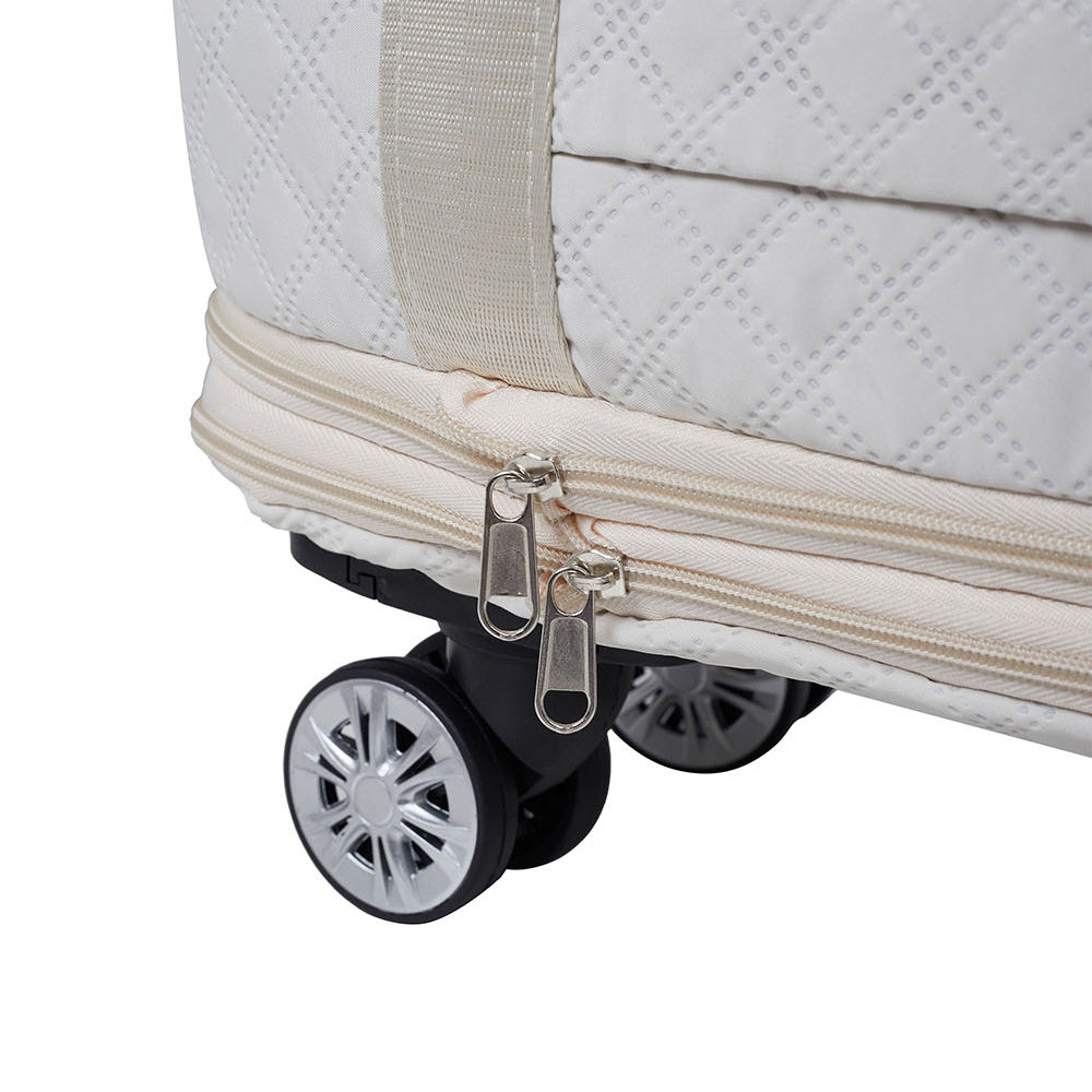 Travel Bag, Multifunctional Luggage Bag, Expandable Luggage Suitcase, Carry on Bag, Rolling Duffle Bag with Detachable Wheels, Travel Essentials Bag, Large Capacity with Zipper Closure, Ideal for Fitness, Yoga, and Everyday