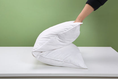 Duck Feather & Down Pillows Fluffy Filled Hotel Quality 100% Soft Luxury Microfiber Pack of 1or 2 & 4 From Local Warehouse