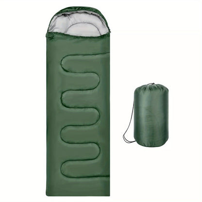 SINGLE SLEEPING BAGS CAMPING RECTANGULAR ENVELOPE ZIP UP ADULT