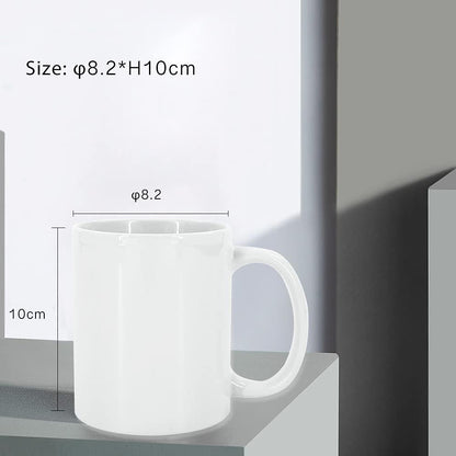 White Blank Sublimation Mugs 11oz Small Handle Heat Press AAA Grade Coffee Mug