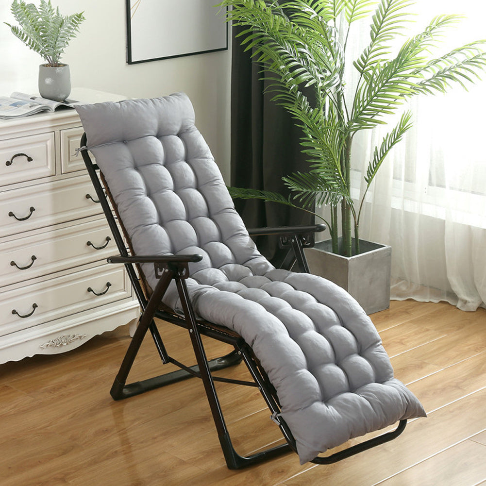 1pc Patio Chair Cushion Modern Sofa Chaise Lounge Cushion Seating Garden Bench Rattan Chair Cushion Swing Cushion 170*48*8cm Only Cushion