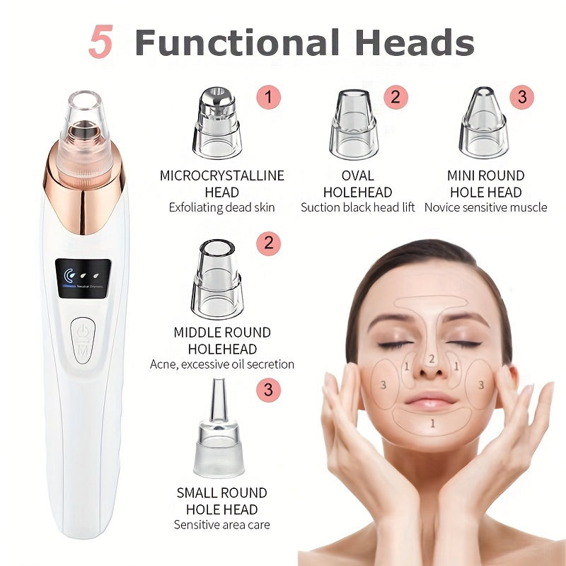 Rechargeable Pore Vacuum with Five Probes - product view 1