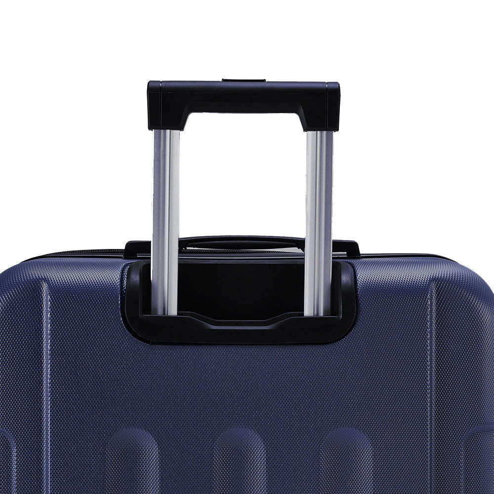 20" Suitcase Lightweight 4 Wheel Spinner Hard Shell ABS Luggage Hold Check in Travel Case Cabin Suitcase Carry On Suitcase, Hard Shell Suitcase with 4 Wheels Cabin Luggage Blue B