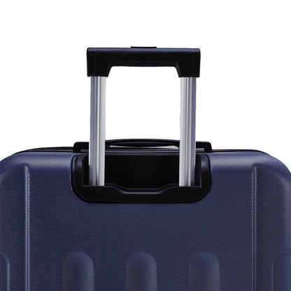 20" Suitcase Lightweight 4 Wheel Spinner Hard Shell ABS Luggage Hold Check in Travel Case Cabin Suitcase Carry On Suitcase, Hard Shell Suitcase with 4 Wheels Cabin Luggage Blue B