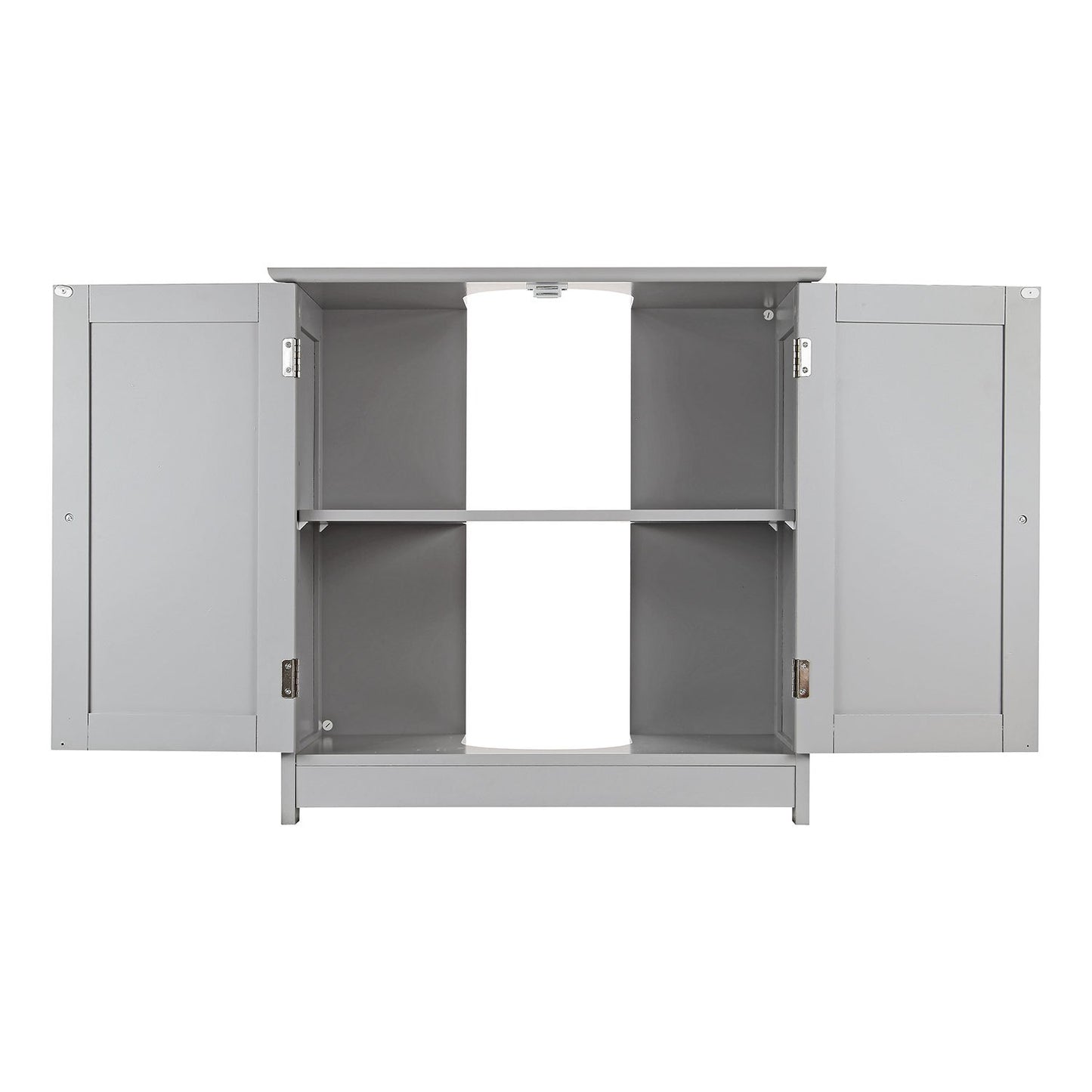 Taylor & Brown Under Sink Bathroom Cabinet Storage Cupboard Organiser Free Standing Wooden Sink Storage Unit Basin with Shelf