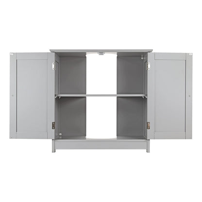 Taylor & Brown Under Sink Bathroom Cabinet Storage Cupboard Organiser Free Standing Wooden Sink Storage Unit Basin with Shelf